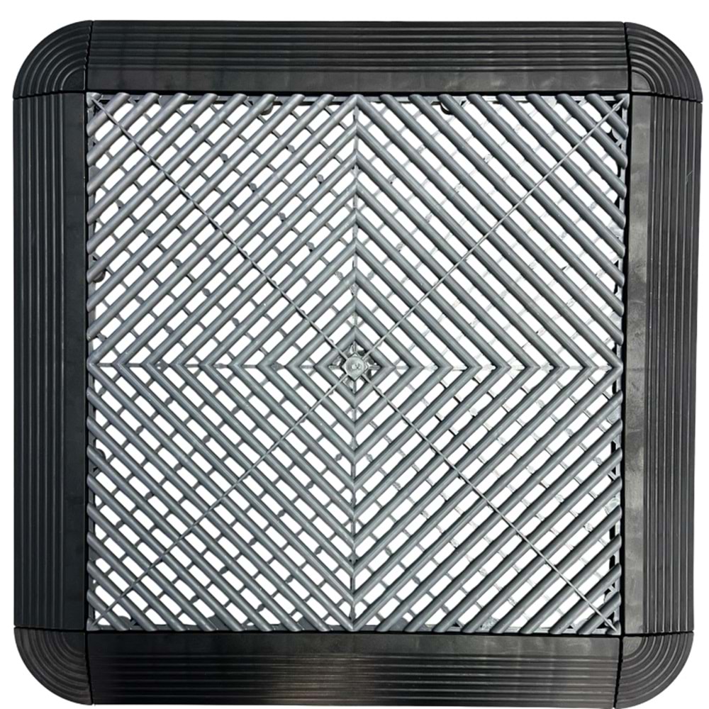 PLASTIC-TILES FLOOR TILE ANTRASIT 40 CM X 40 CM