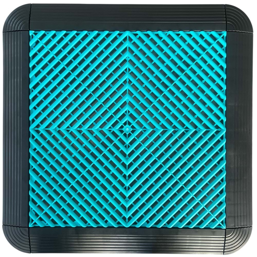 PLASTIC-TILES FLOOR TILE TURKUAZ 40 CM X 40 CM