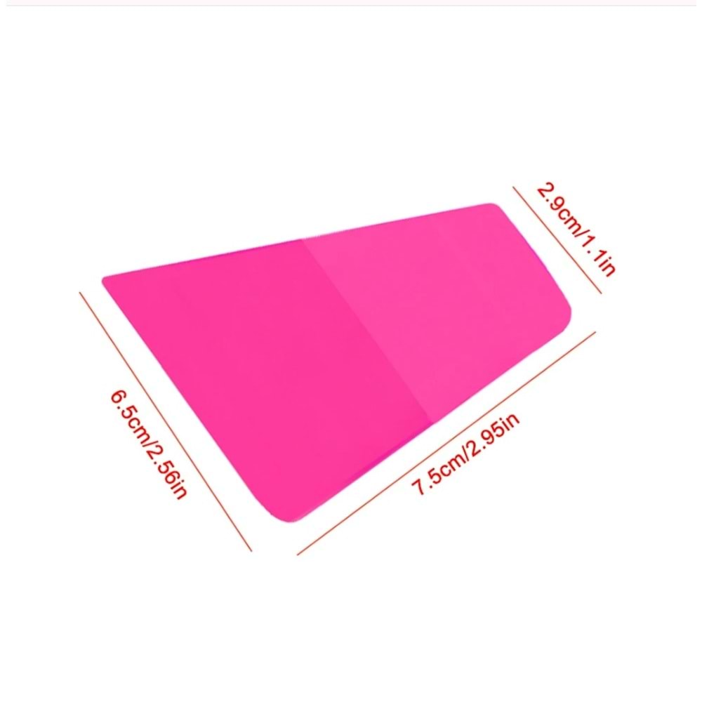 INOXGARD PPF Uygulama Aparatı Pembe 6,5 cm x 3,5 cm
