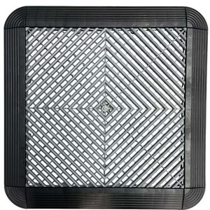 PLASTIC-TILES FLOOR TILE ANTRASIT 40 CM X 40 CM