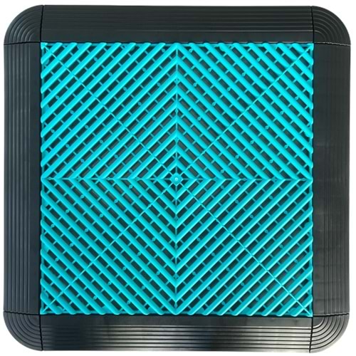PLASTIC-TILES FLOOR TILE TURKUAZ 40 CM X 40 CM