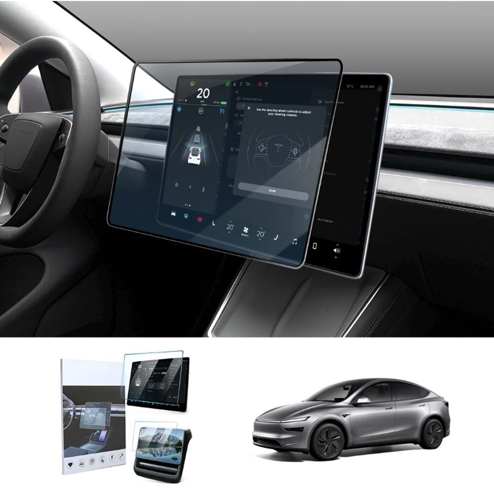 TESLA Y JUNIPER EKRAN KORUMA FİLMİ VE KLİMA KORUMA FİLMİ 2024