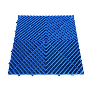 PLASTIC-TILES FLOOR TILE DARK BLUE 40 CM X 40 CM