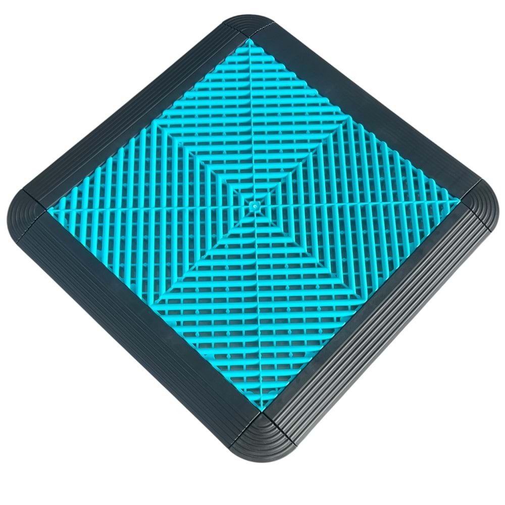 PLASTIC-TILES FLOOR TILE TURKUAZ 40 CM X 40 CM