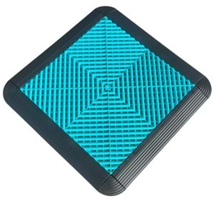 PLASTIC-TILES FLOOR TILE TURKUAZ 40 CM X 40 CM